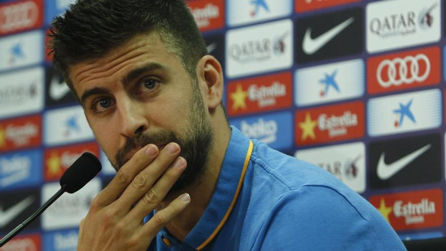 Gerard Piqué, defensa de la selección española de futbol.