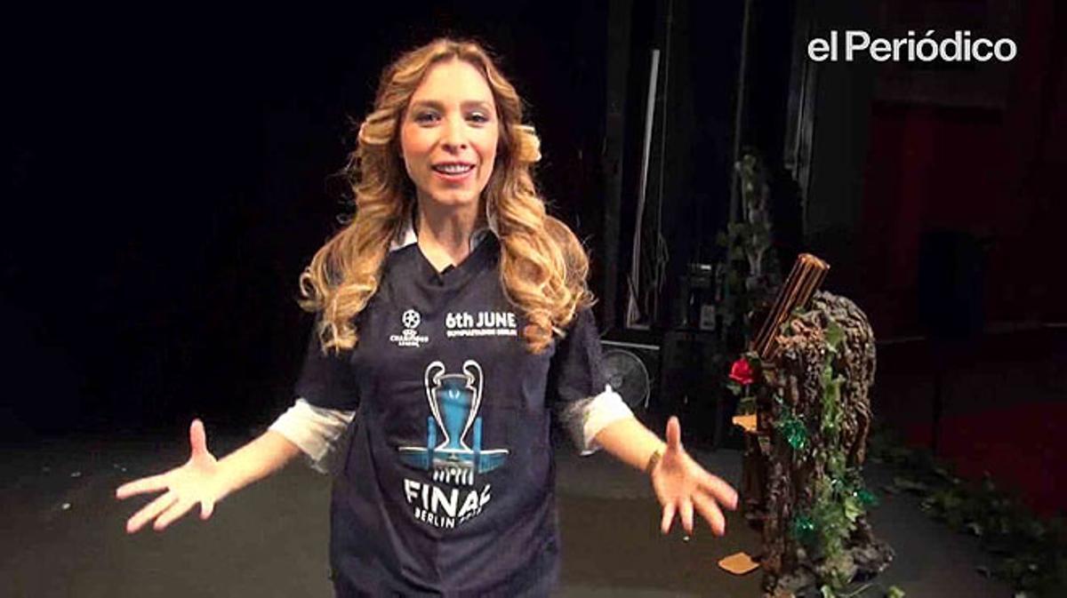 La cantante Gisela participa en la porra de la final de la Champions de EL PERIÓDICO.