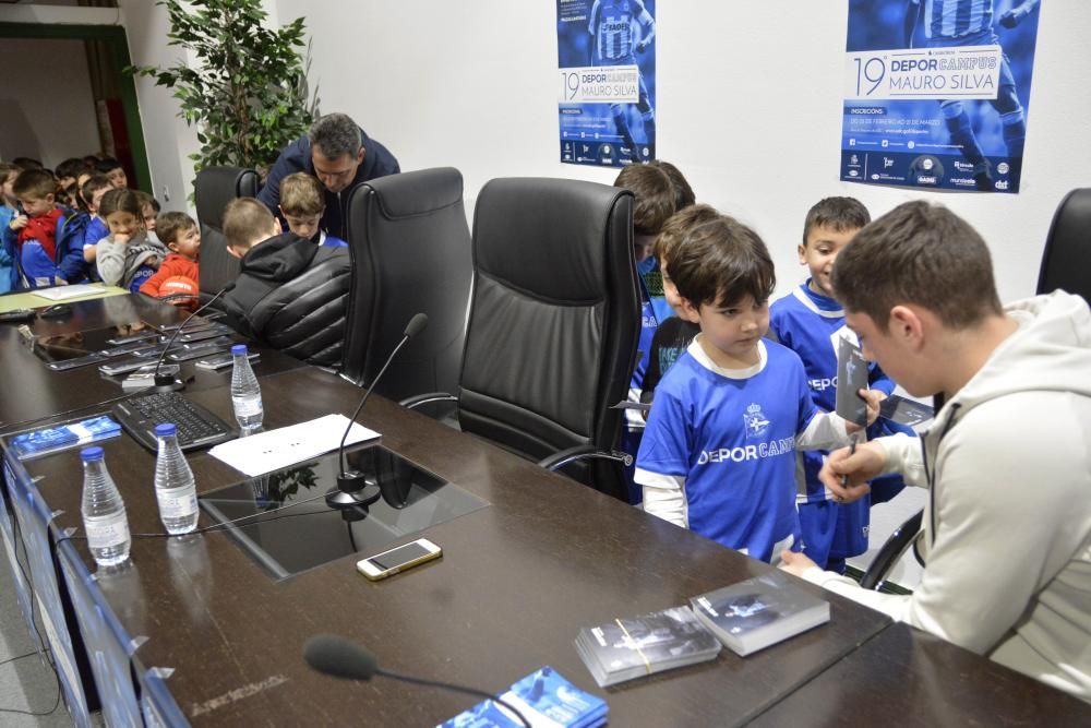 Cartabia y Valverde, en el Deporcampus Mauro Silva