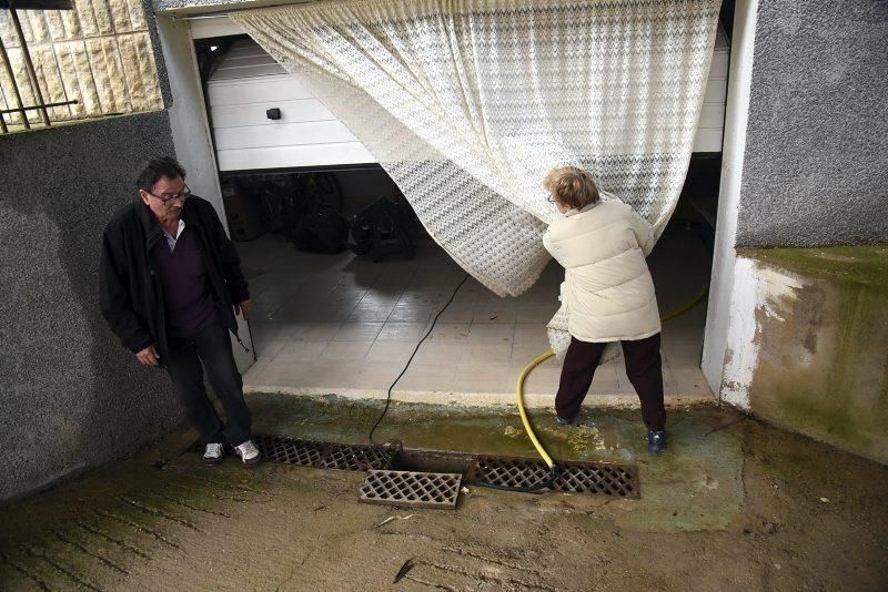 Impresionantes imágenes de la crecida del rio en Gelsa, Pinta y Quinto de Ebro