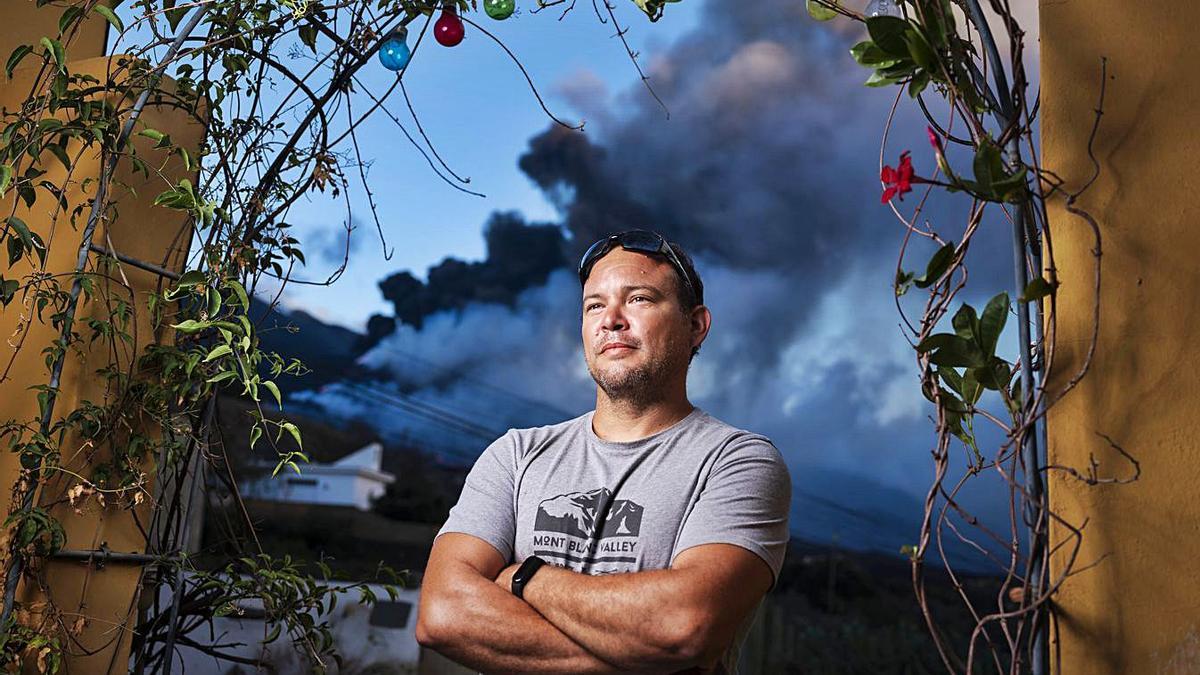 Peter, Tajuya, a 3,7 kilómetros del volcán. || Arturo Rodríguez