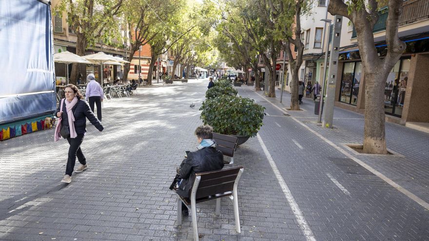 Palma suspende en movilidad sostenible: es la tercera gran ciudad con menos calles peatonales del país