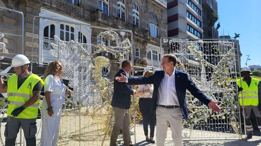 Ximenez Group inicia el montaje del alumbrado navideño de Vigo