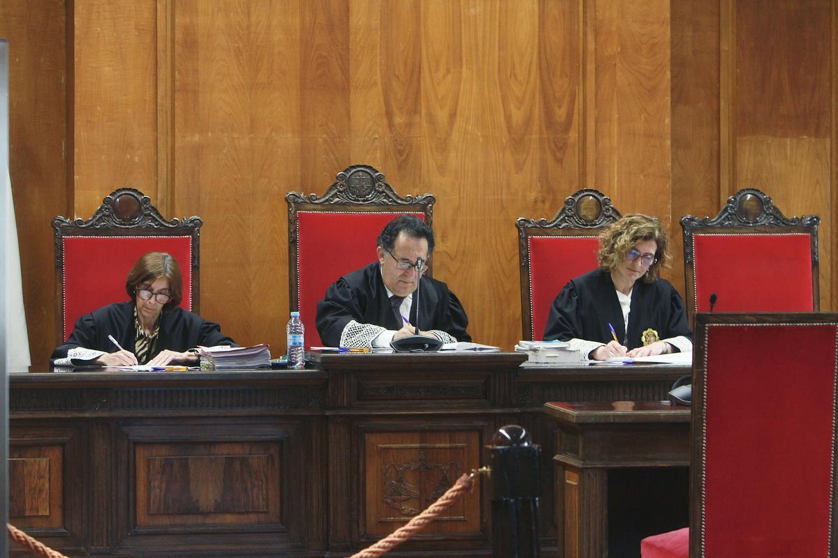 Magistrados de la Audiencia Provincial de Ourense.