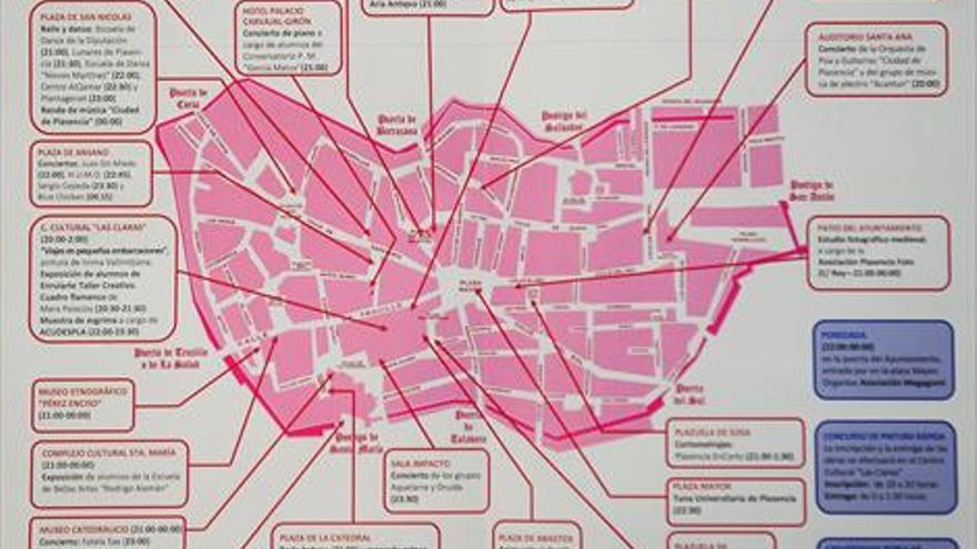 Noche Abierta en 25 escenarios en Plasencia