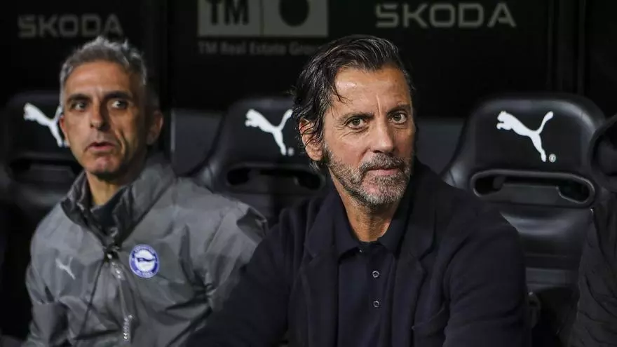 Quique se encomienda a Boyé: "Uno de los mejores delanteros de LaLiga"