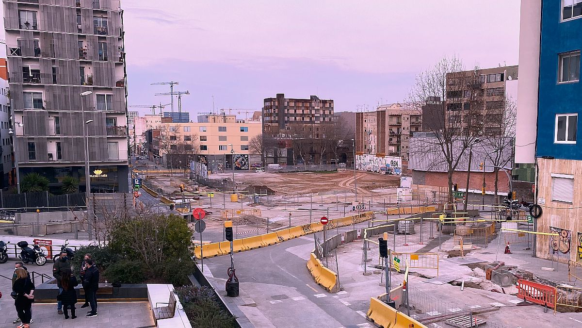 Obras en Barcelona.