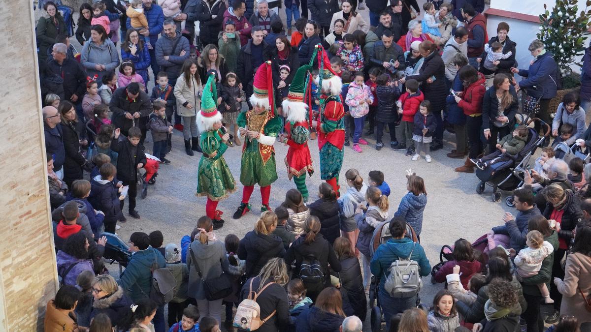 Celebración del Cap d'Any Infantil de Ontinyent en el Palau de la Vila.