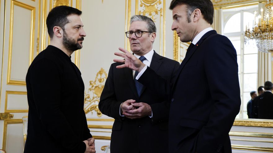 Macron anuncia una misión francobritánica a Ucrania para estudiar el despliegue de una fuerza de paz
