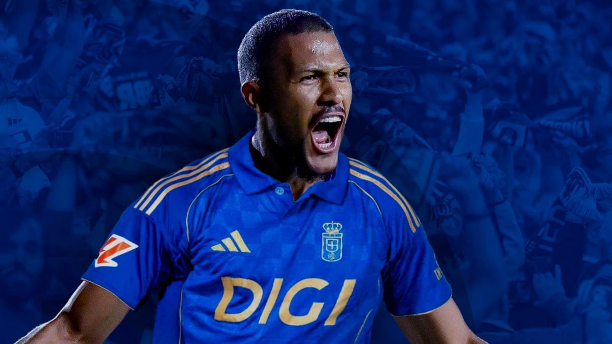 Salomón Rondón, jugador del Real Oviedo