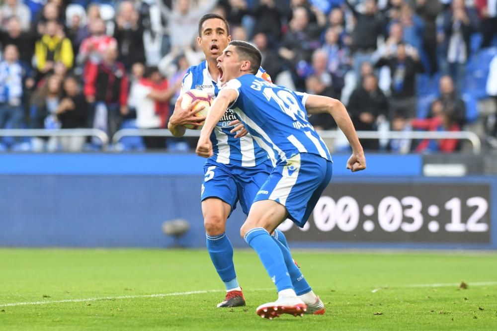 El Dépor remonta y le gana 4-2 al Málaga