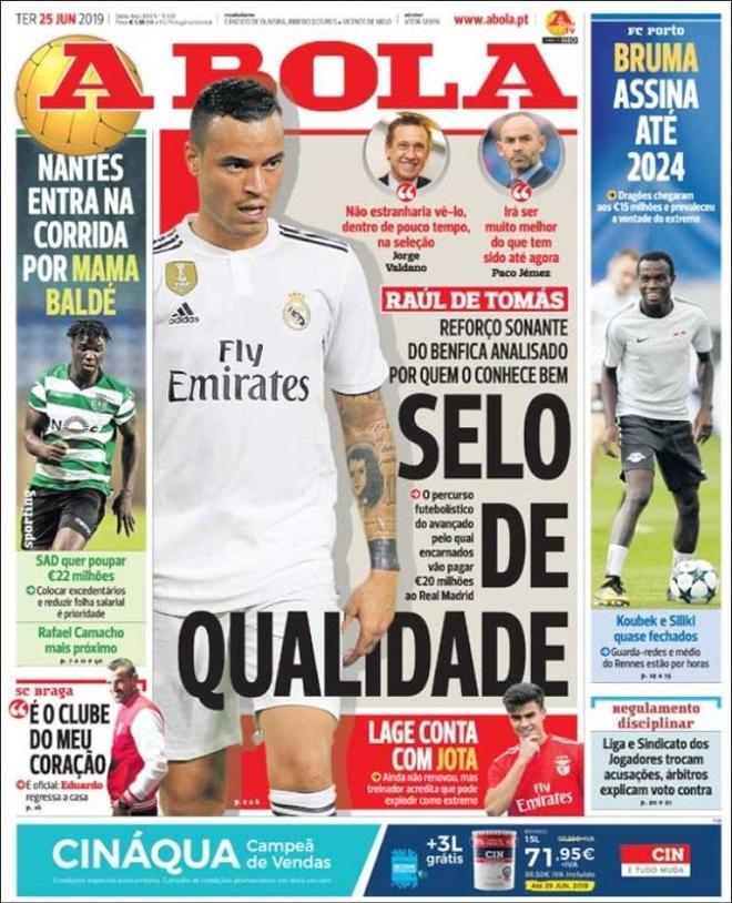 La portada de A Bola del 25 de junio