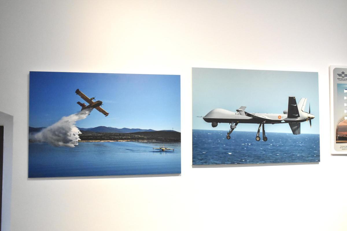 Galería | Así fue la inauguración de la exposición de las Fuerzas Armadas en Cáceres