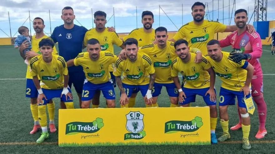 Formación del CD San Miguel contra Las Palmas Atlético. | CD SAN MIGUEL