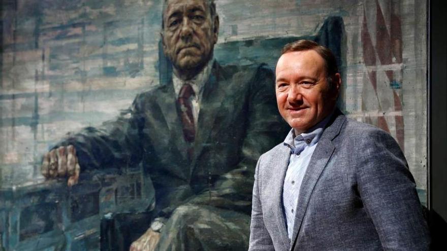 Frank Underwood, con su retrato.