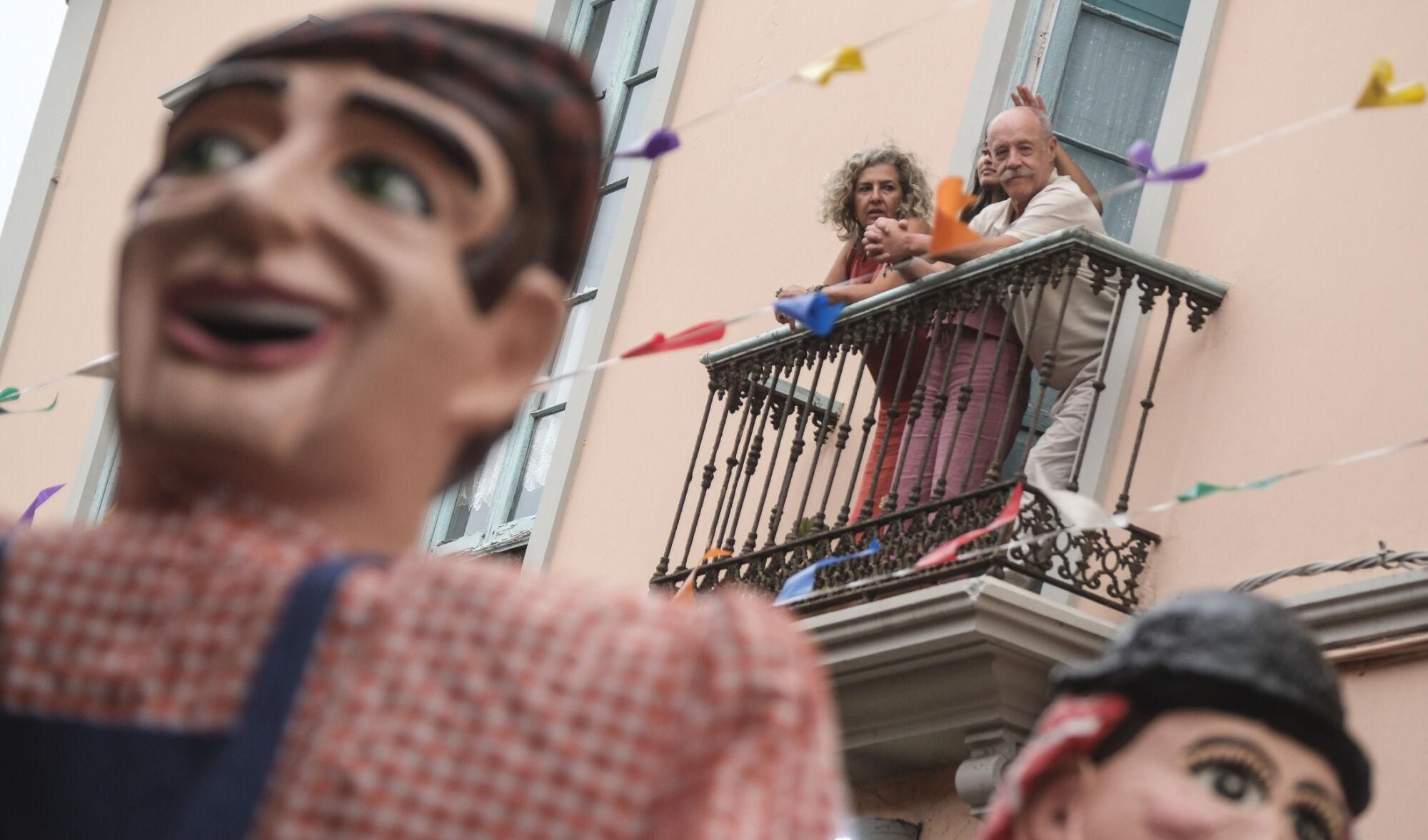 Batalla de flores en las Fiestas de la Virgen de Guíaa