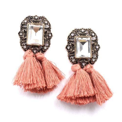 Pendientes de borlas Mar Azul (12,95€)