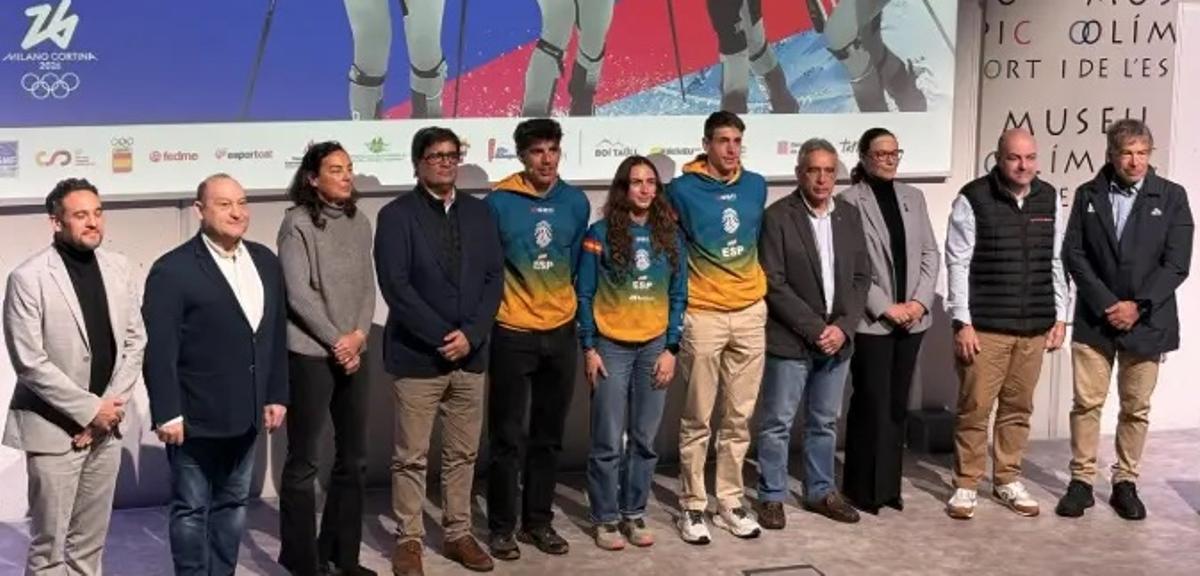 La presentació de l'equip d'esquí de muntanya