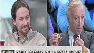 En el artículo, el periodista Eduardo Inda reprocha a Podemos haber apoyado a Joseba Asirón (EH Bildu) como alcalde de Pamplona