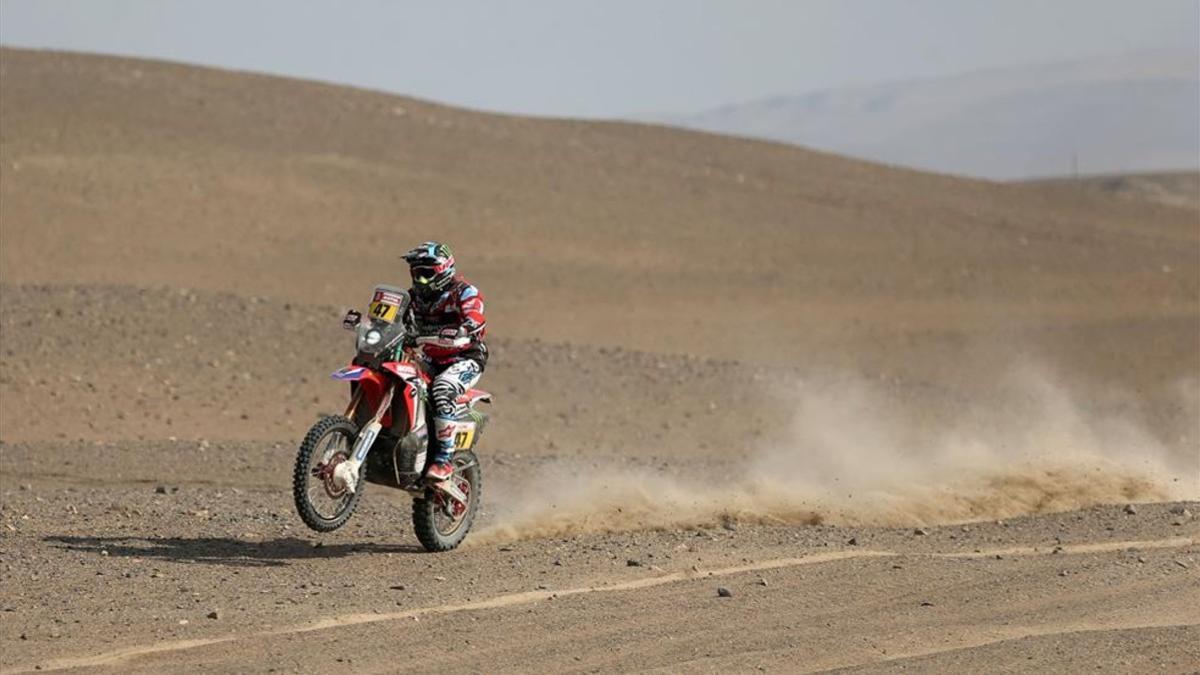 Benavides es el nuevo líder en motos del Dakar 2018