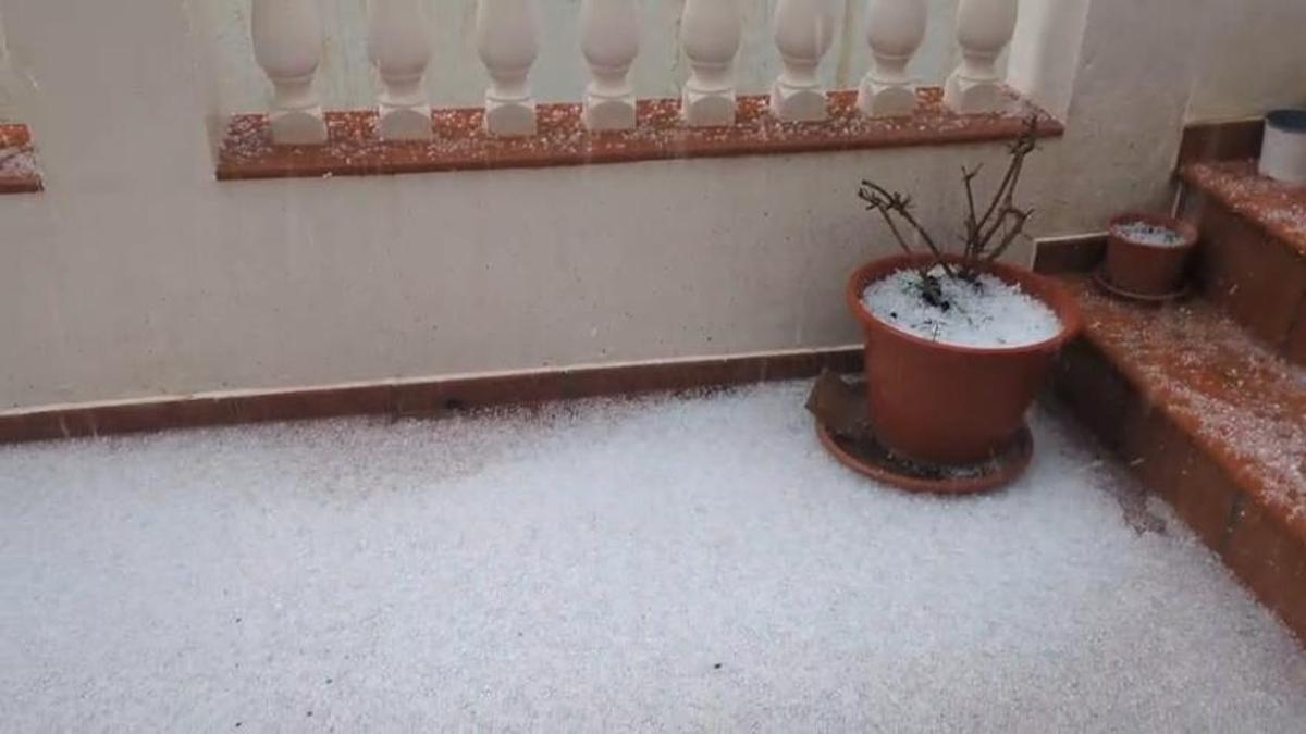 El granizo en chilches llegó a tener el grosor de las canicas