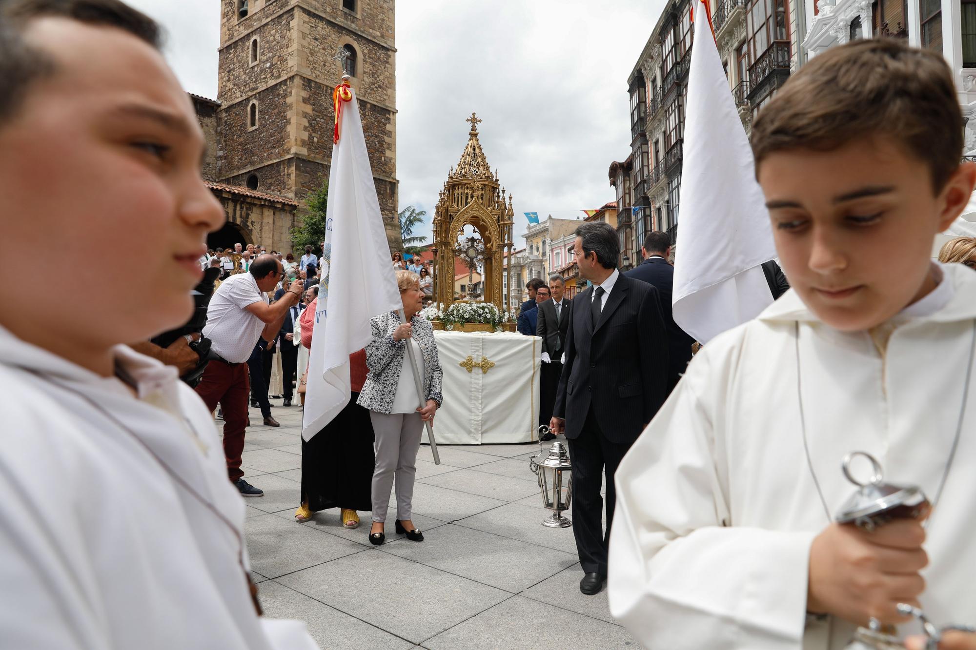 Así fue la fiesta del Corpus en Avilés