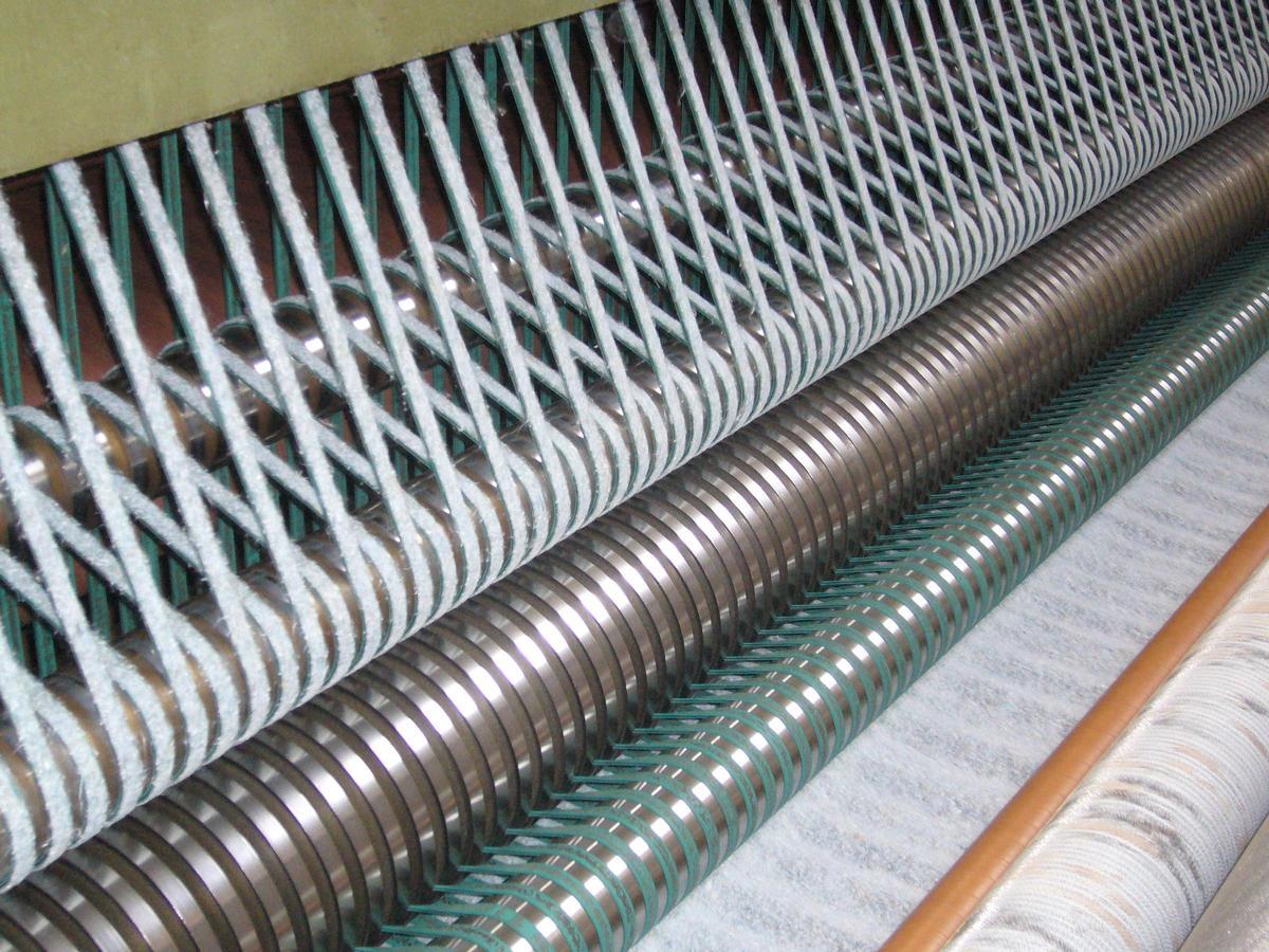 Los correines divisores se emplean en la industria textil para fabricar hilos de carda