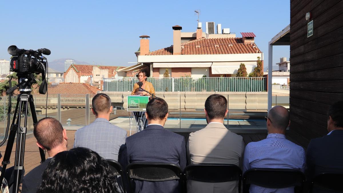 La alcaldesa de Sabadell Marta Farrés anuncia la compra del Museo del Gas para convertirlo en Museo de la Historia de Sabadell