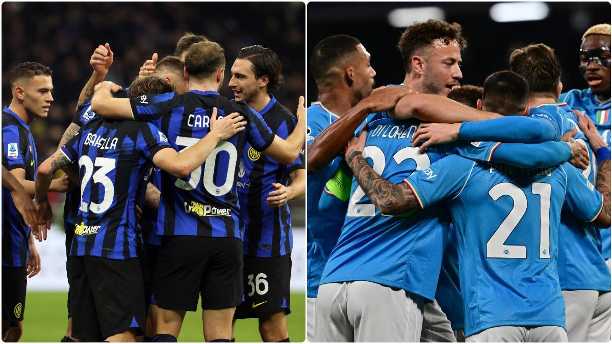 Inter y Nápoles pelearán por el título en la Supercopa de Italia