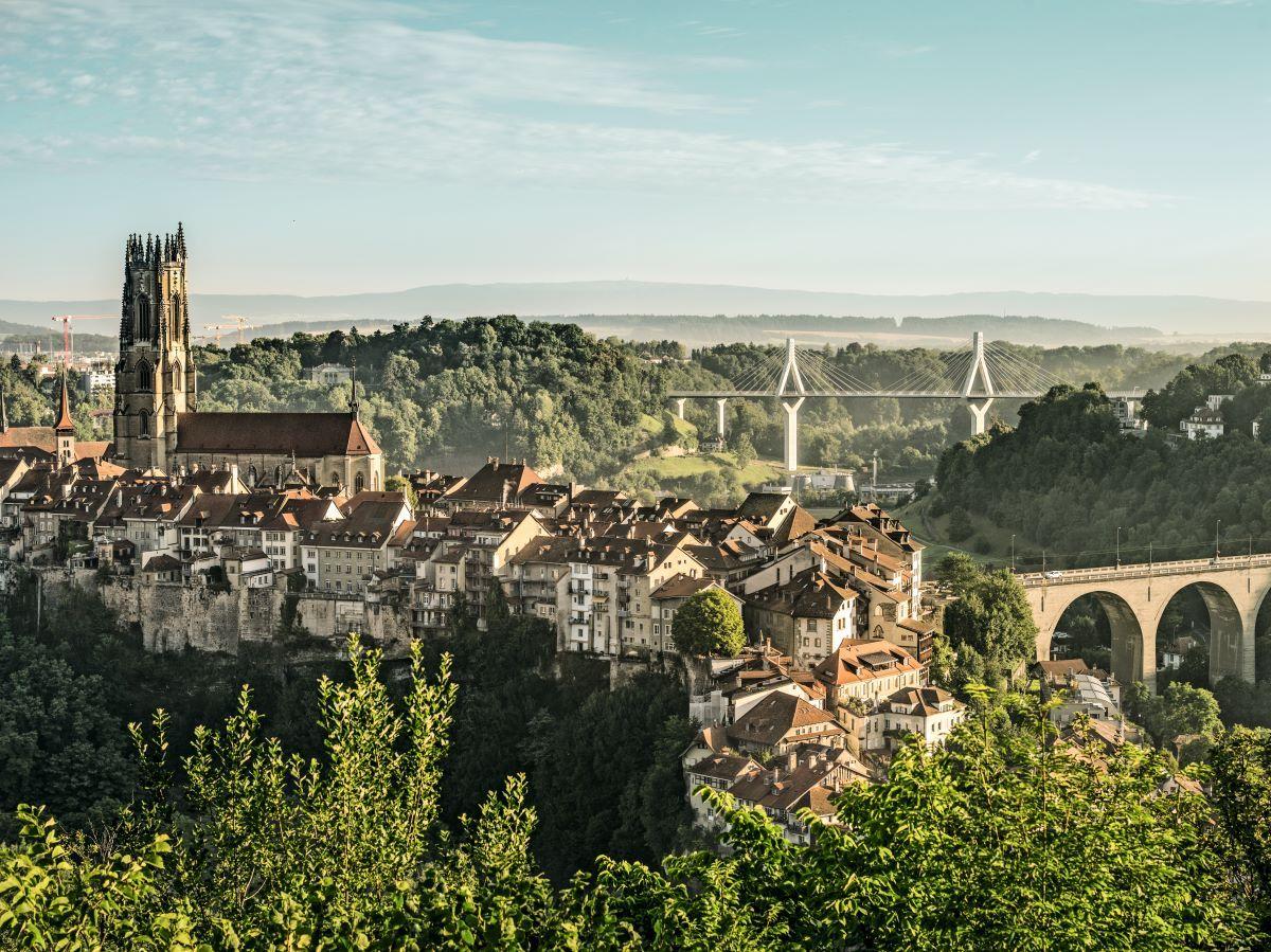 La ciudad antigua de Friburgo