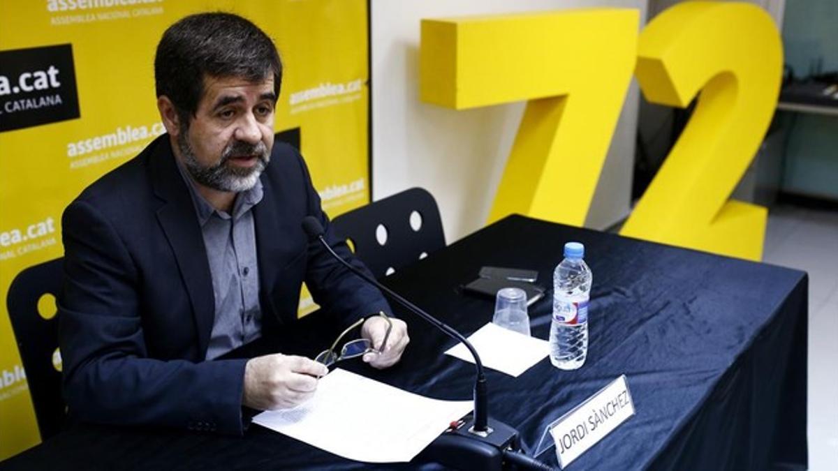 El presidente de la ANC, Jordi Sànchez.