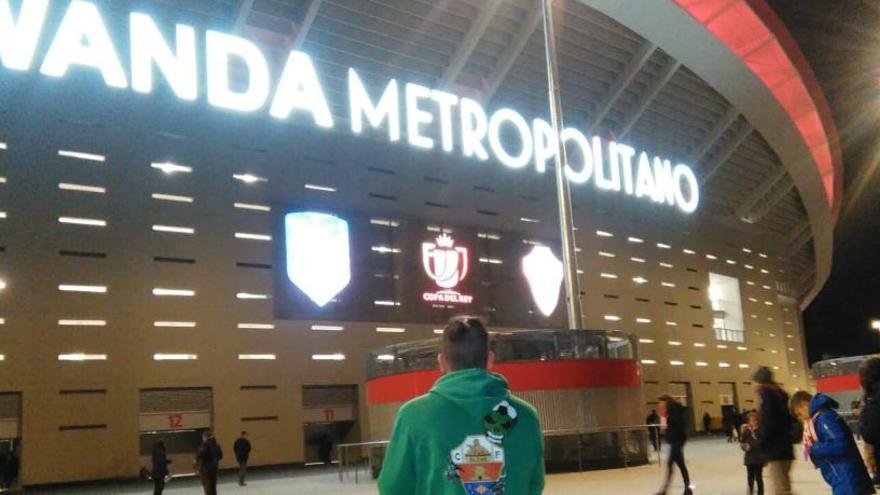 El Elche ya jugó en el Wanda Metropolitano la pasada campaña en la Copa del Rey