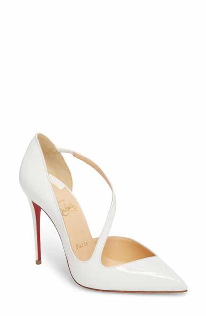 Zapato blanco de Christian Louboutin