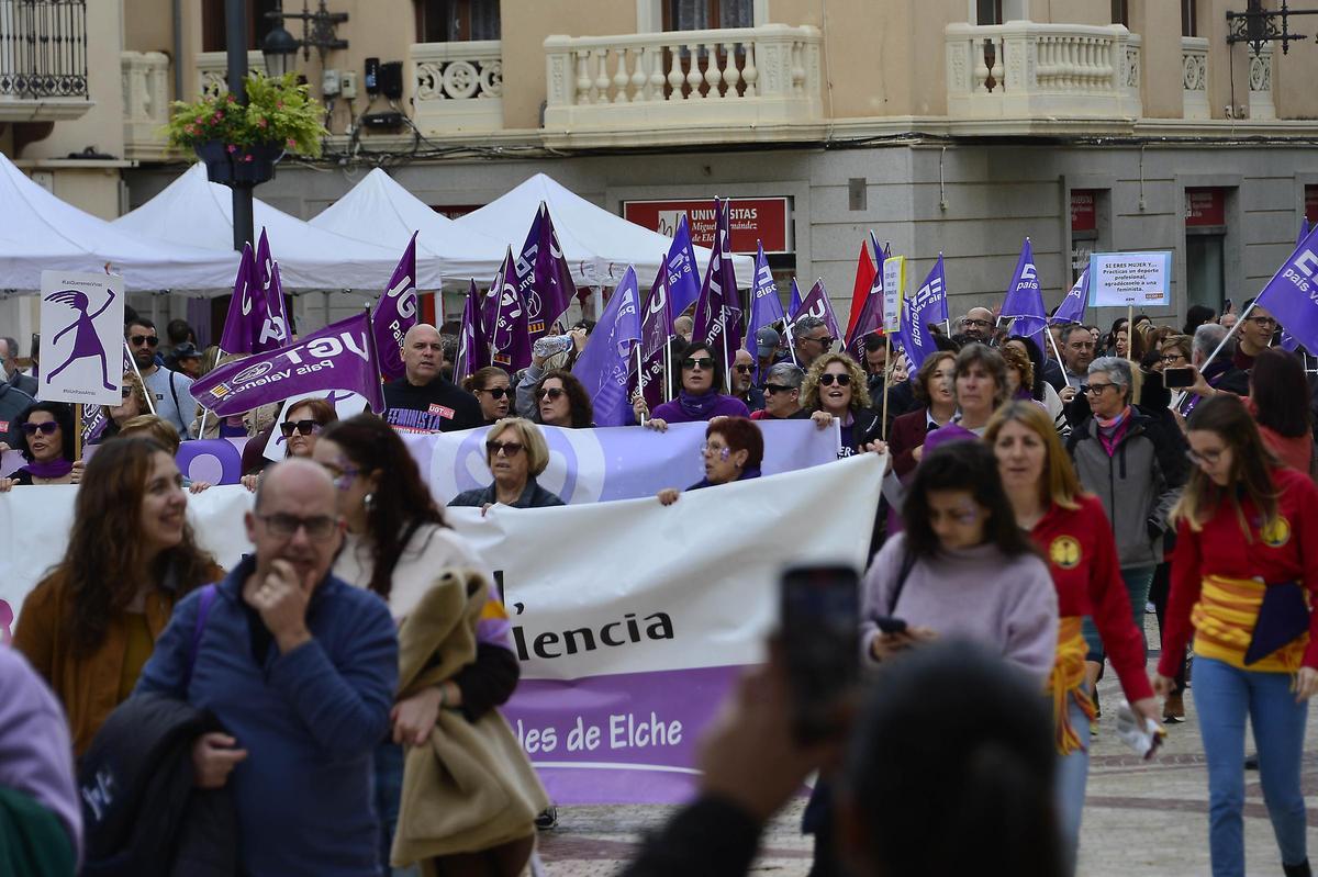 Manifestacion 8 M en Elche