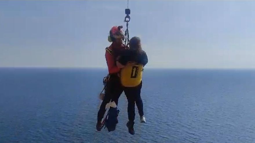 Rescatan a una senderista de 67 años que ha sufrido una caída en la Ruta dels Penya-segats de Benitatxell
