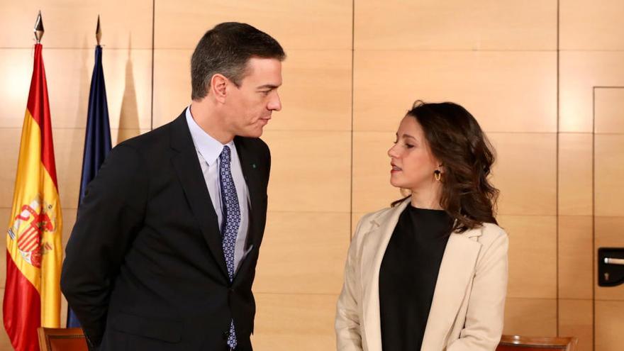 Pedro Sánchez i Inés Arrimadas, el desembre passat |
