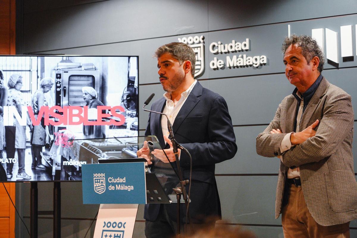 Damián Lampérez junto a Francisco Cantos.