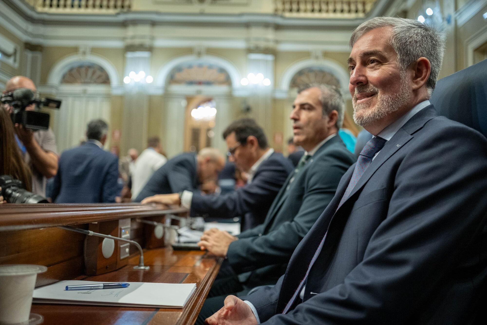 Pleno del Parlamento de Canarias.