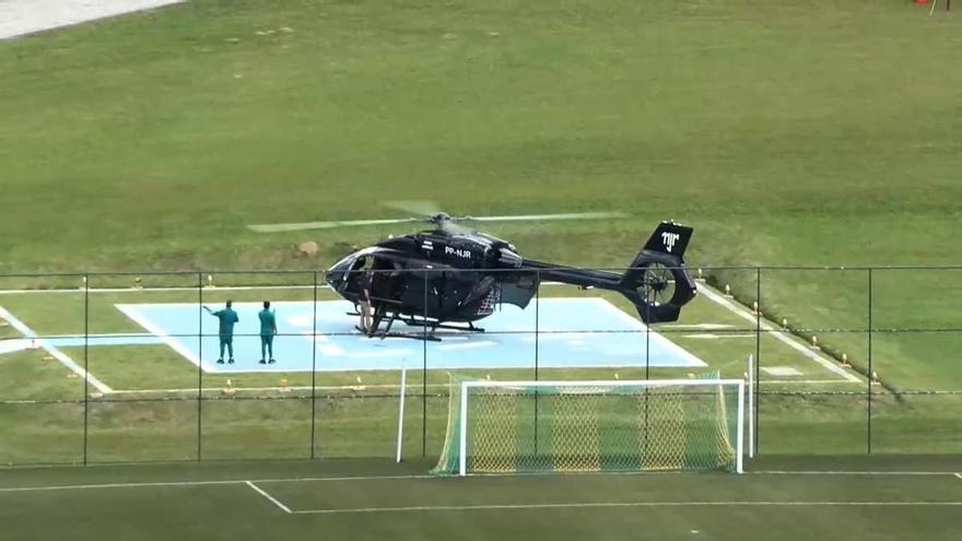 La selección brasileña inicia la concentración para el Mundial… ¡en helicóptero!