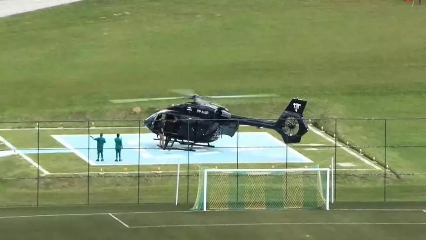 La selección brasileña inicia la concentración para el Mundial… ¡en helicóptero!