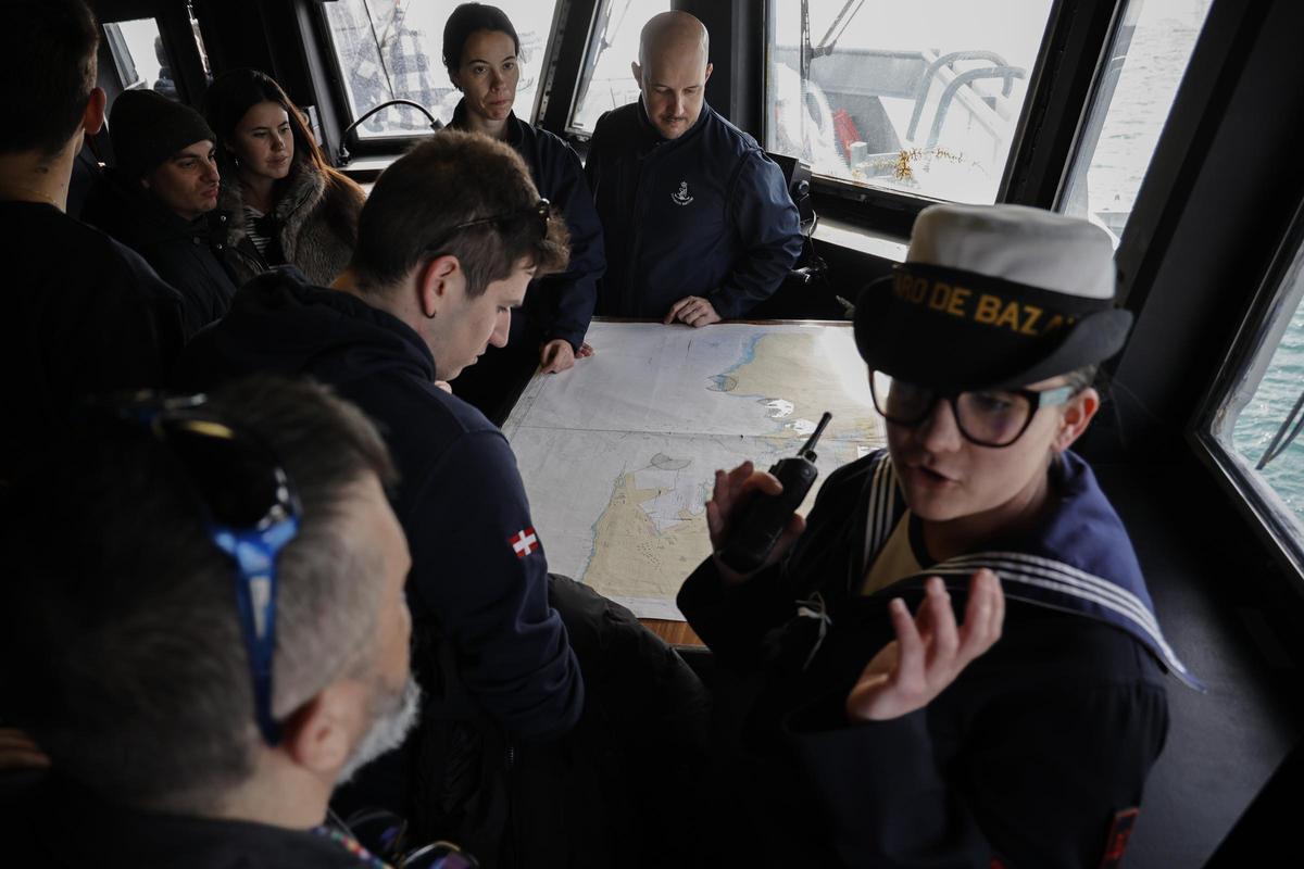 Las fotos de la fragata Álvaro de Bázan durante su visita a Cartagena