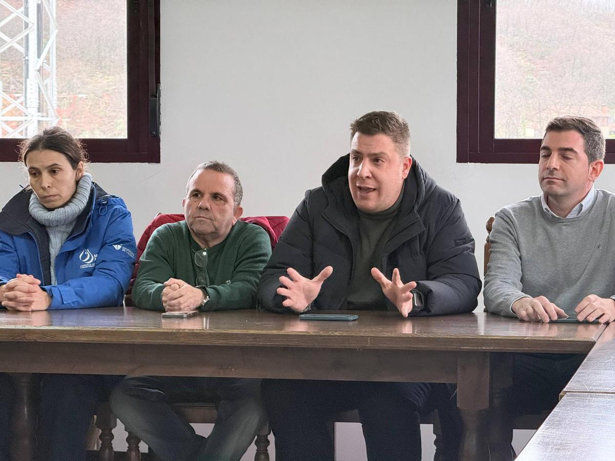 Javier Prieto, en la reunión en Cuacos de Yuste.