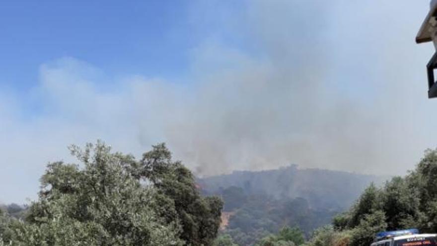 El Infoca da por extinguido el incendio en la sierra de Adamuz