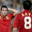 Santi Cazorla, durante un partido con la Selección