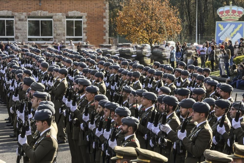 Parada militar del acto de celebración de la Inmaculada