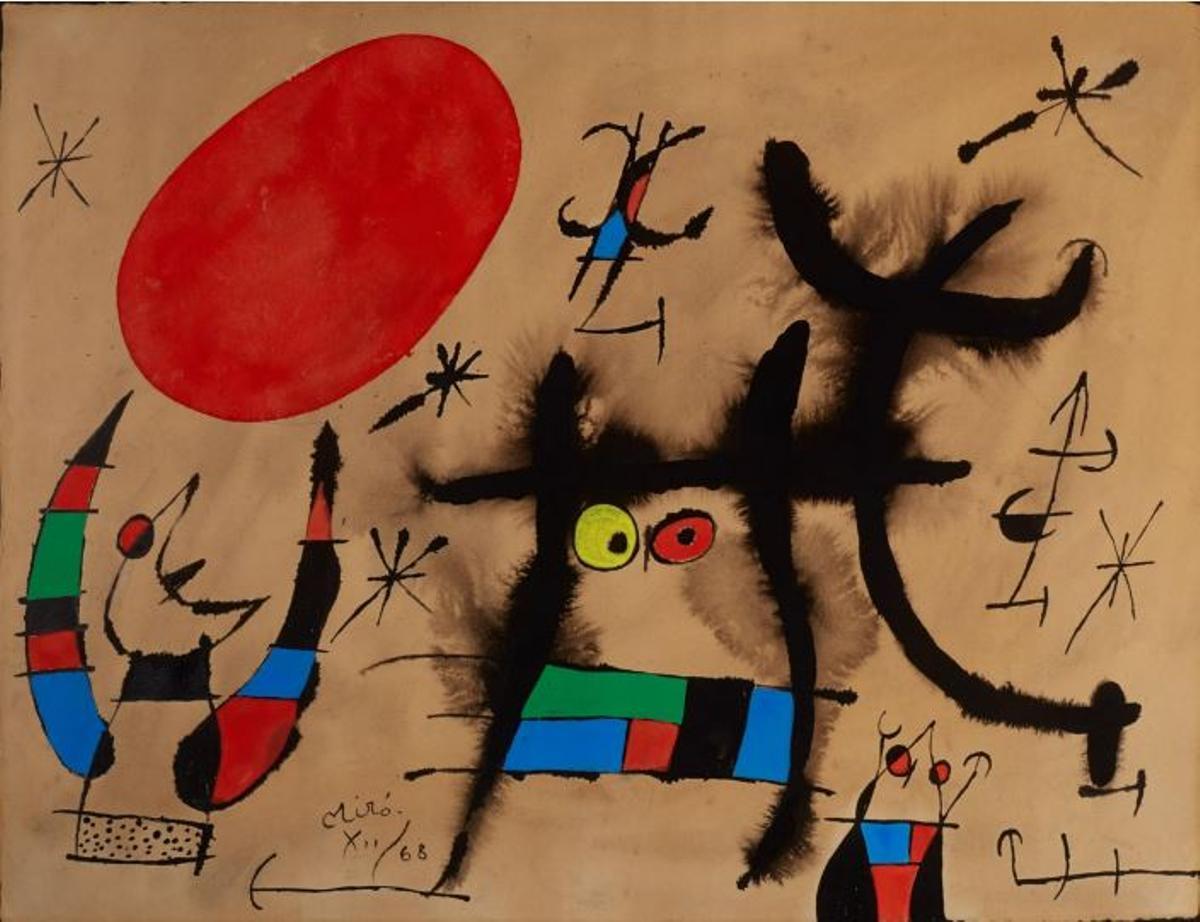 'Sin titulo' (1958), de Joan Miró.