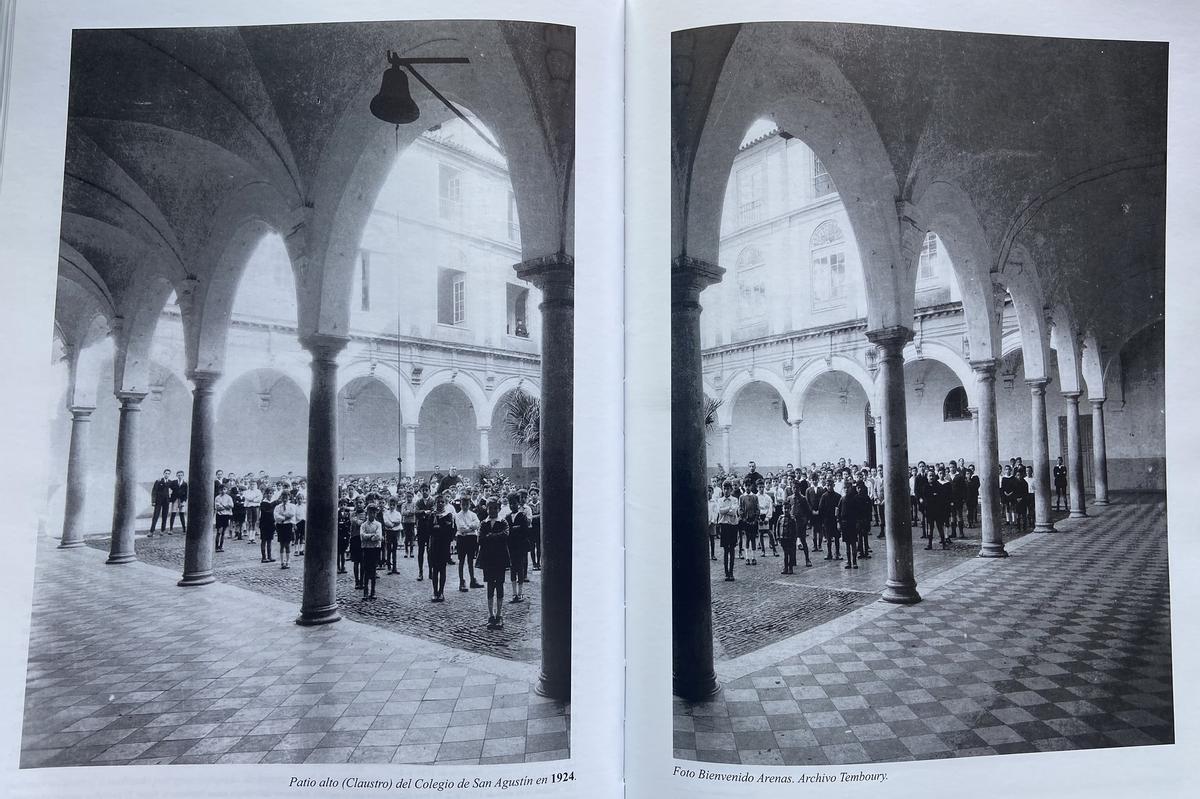 Patio del antiguo colegio de San Agustín.