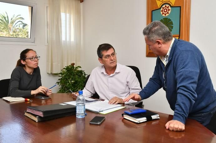 28/03/2020 VECINDARIO. SANTA LUCIA DE TIRAJANA.   Primer día de trabajo de los ediles del nuevo Pacto de Gobierno. Fotógrafa: YAIZA SOCORRO.  | 02/03/2020 | Fotógrafo: Yaiza Socorro