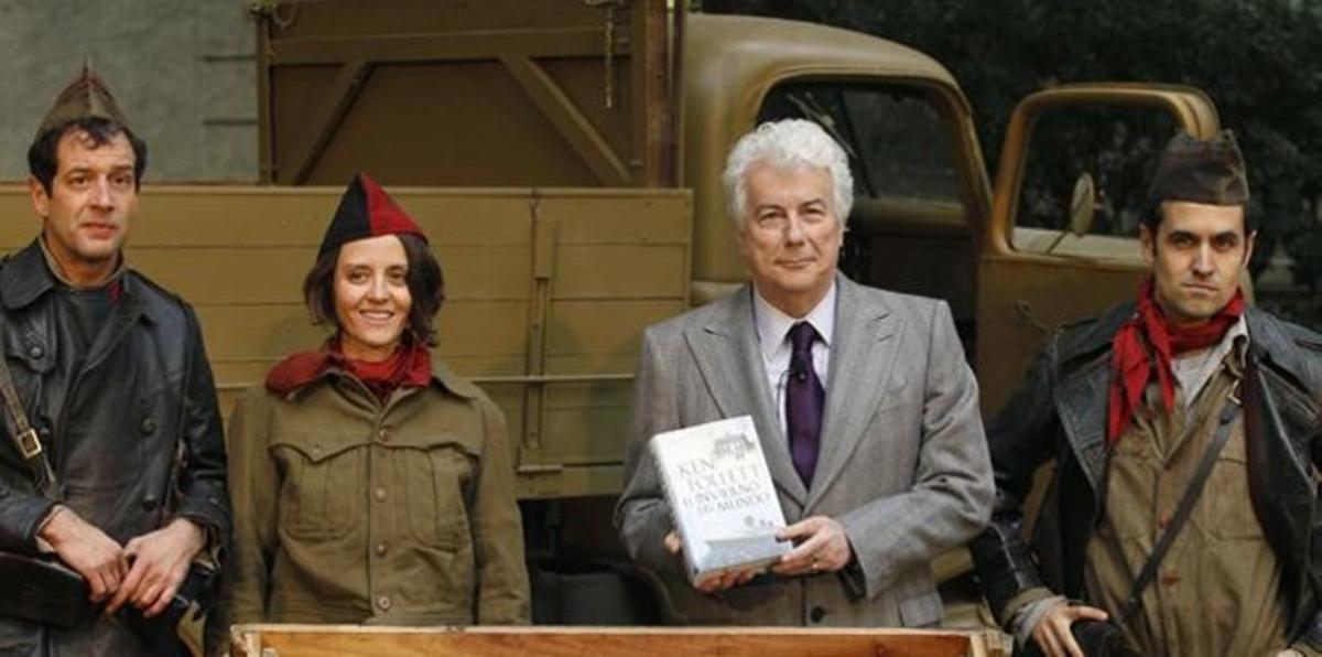 L’escriptor Ken Follettt, en la presentació de la seva novel·la a Madrid.