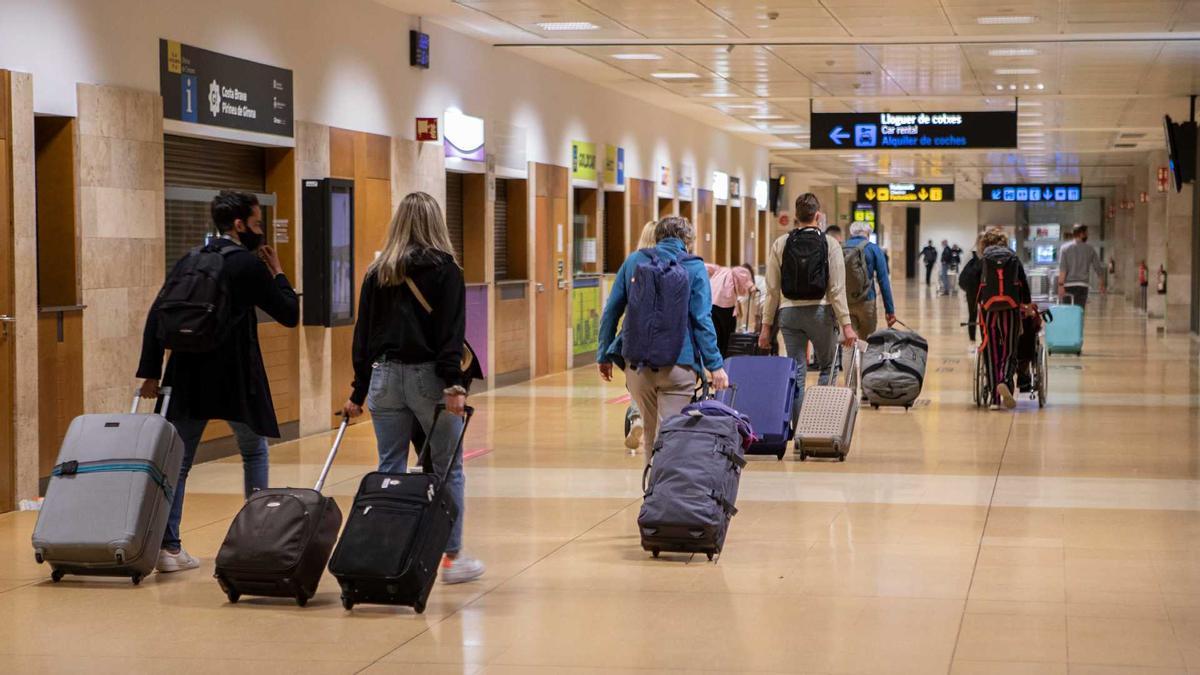 Passatgers, a l&#039;aeroport de Girona